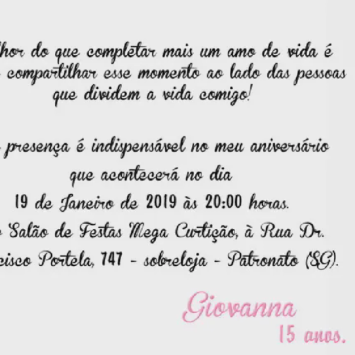 Image for post Convite 15 Anos Charme