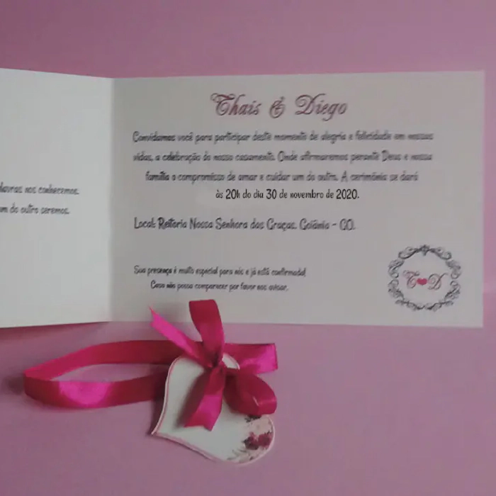 Image for post Convite Casamento 10x15