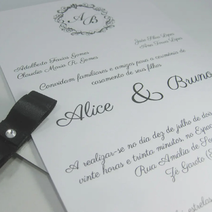 Image for post Convite Casamento Vertical