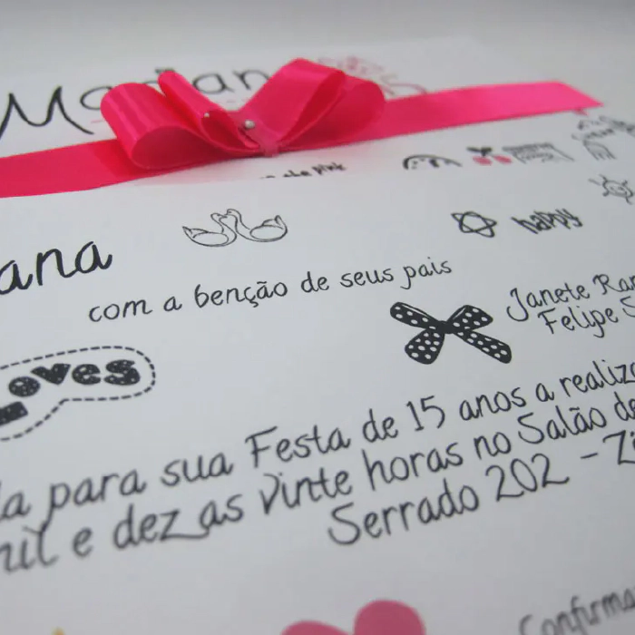 Image for post Convite de 15 Anos - Mariana