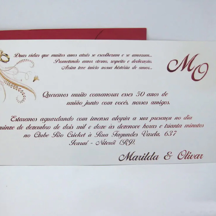 Image for post Convite de Casamento - Bodas