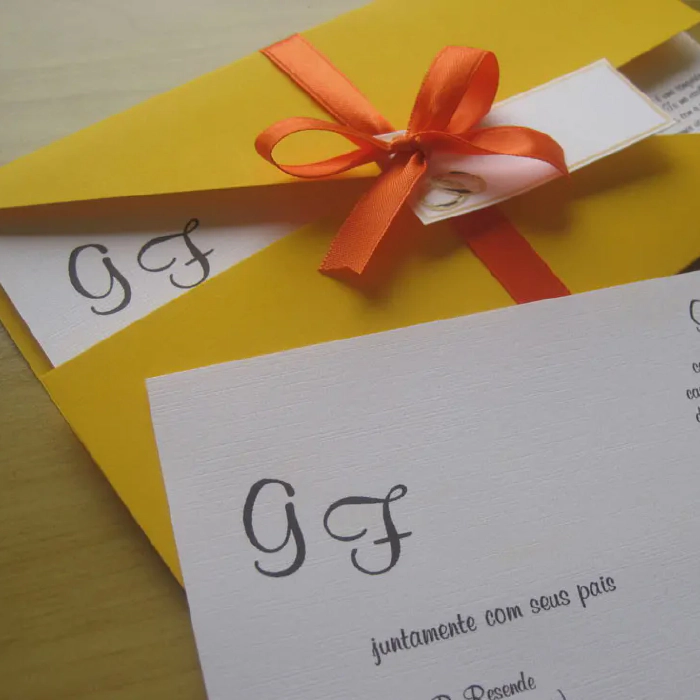 Image for post Convite de Casamento - recorte na capa