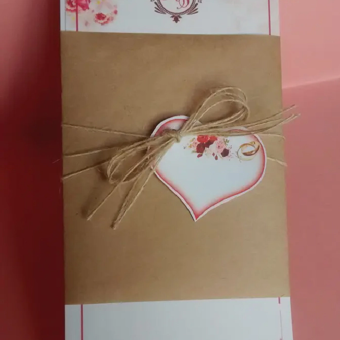 Image for post Convite vertical rústico